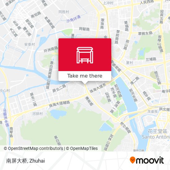 南屏大桥 map