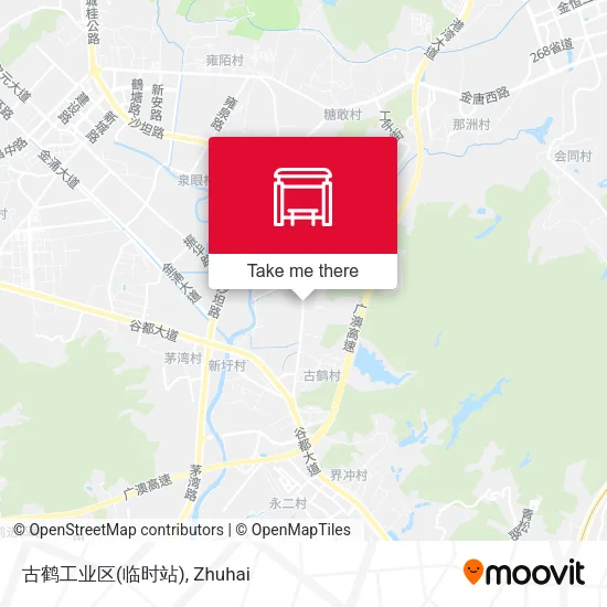 古鹤工业区(临时站) map