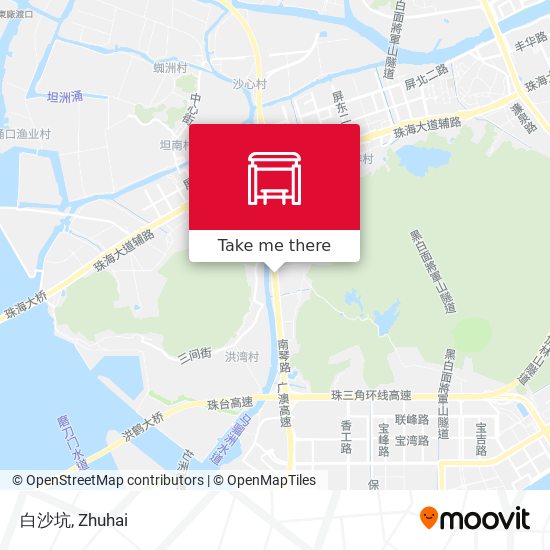 白沙坑 map