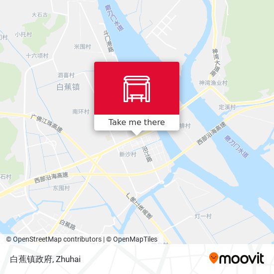 白蕉镇政府 map