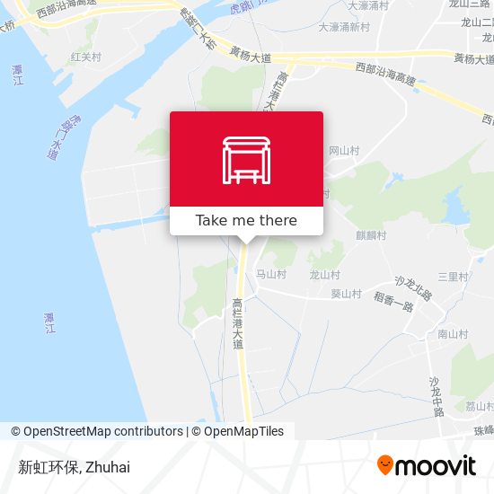 新虹环保 map
