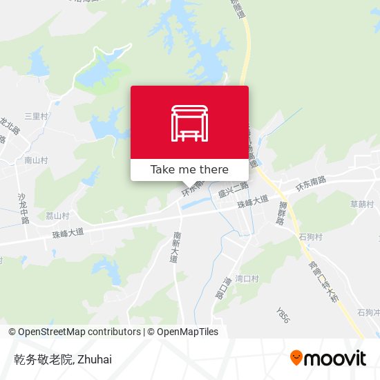 乾务敬老院 map