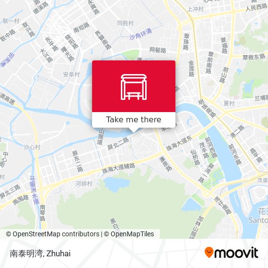 南泰明湾 map
