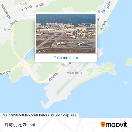 珠海机场 map