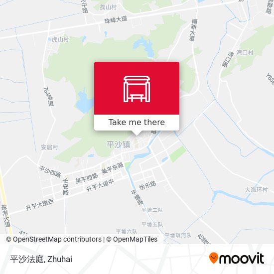 平沙法庭 map