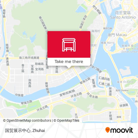 国贸展示中心 map
