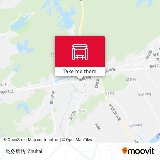 乾务牌坊 map