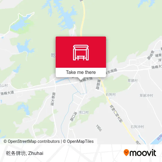 乾务牌坊 map