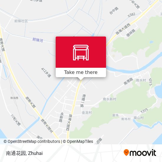 南通花园 map