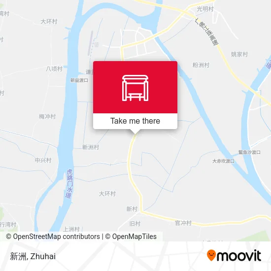 新洲 map
