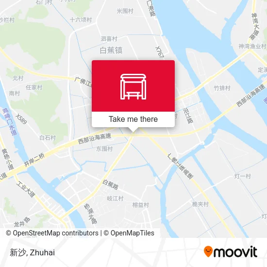 新沙 map