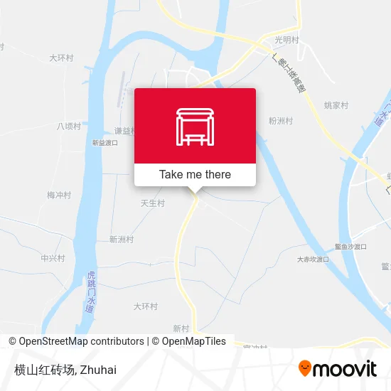 横山红砖场 map