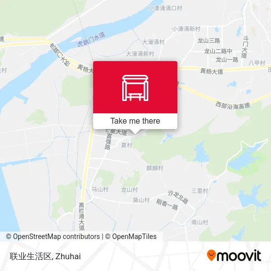 联业生活区 map