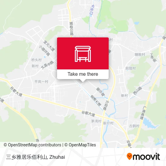 三乡雅居乐佰利山 map