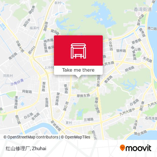 红山修理厂 map