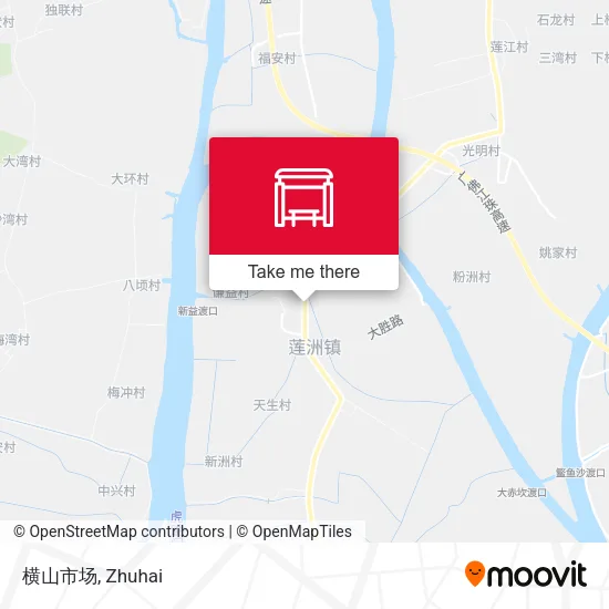 横山市场 map