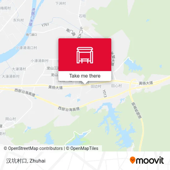 汉坑村口 map