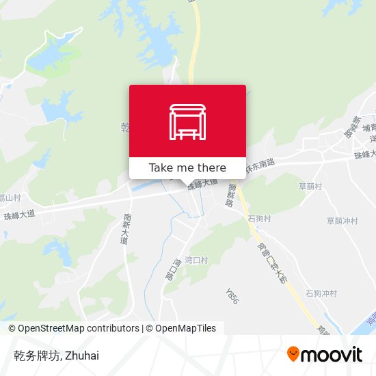乾务牌坊 map