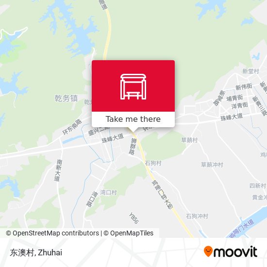 东澳村 map