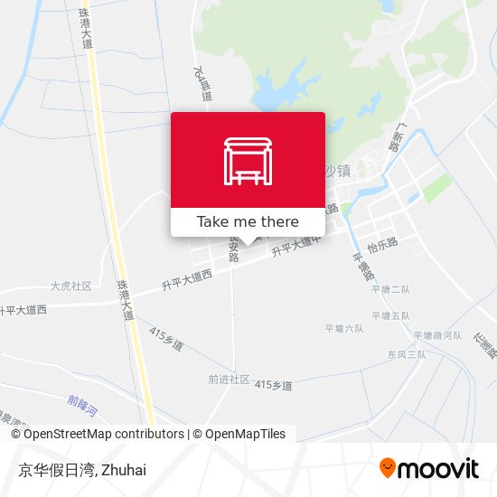 京华假日湾 map