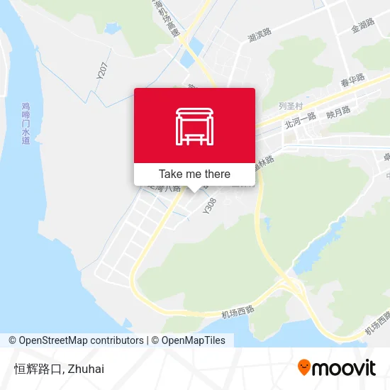 恒辉路口 map