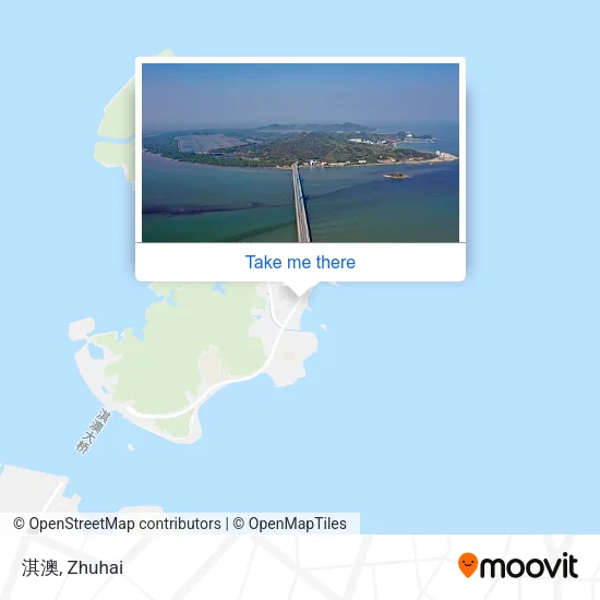 淇澳 map