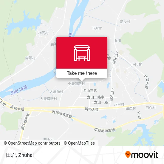 田岩 map