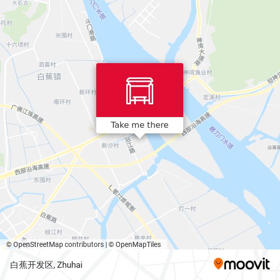 白蕉开发区 map