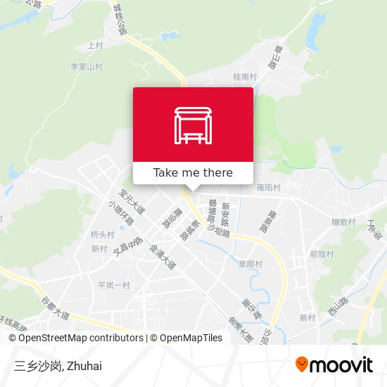 三乡沙岗 map