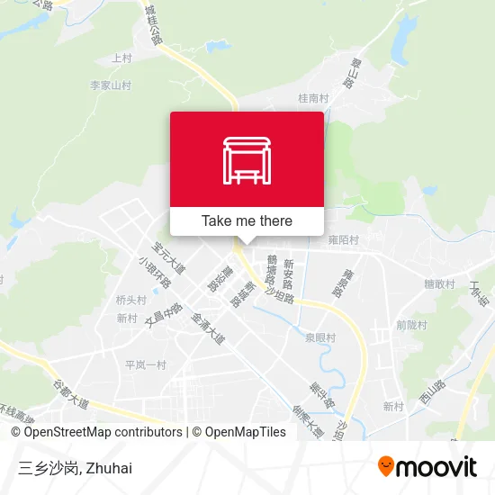 三乡沙岗 map