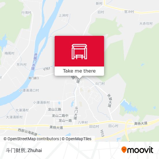 斗门财所 map