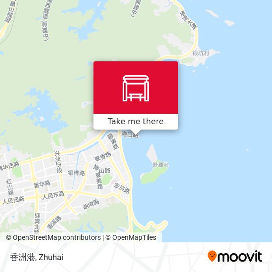 香洲港 map