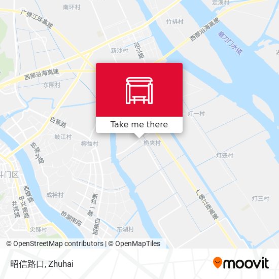 昭信路口 map