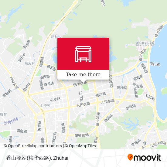 香山驿站(梅华西路) map