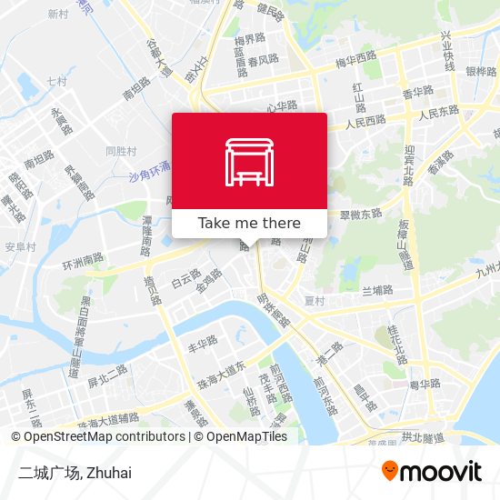 二城广场 map