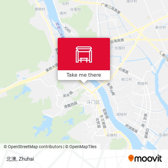 北澳 map
