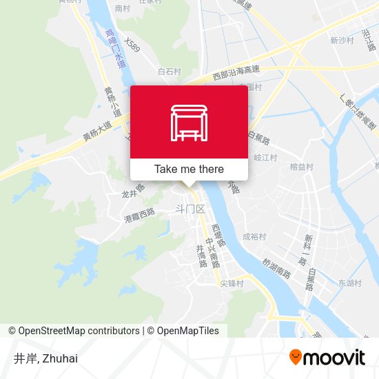 井岸 map