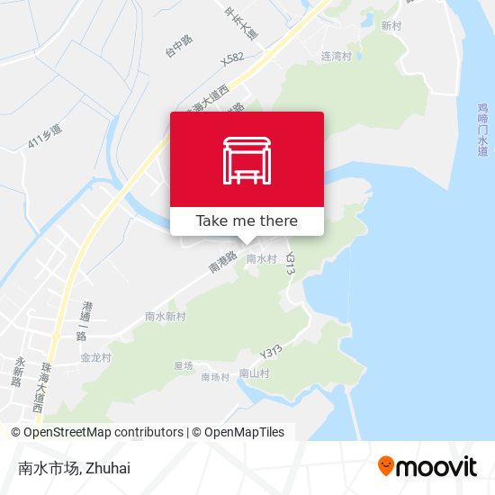 南水市场 map