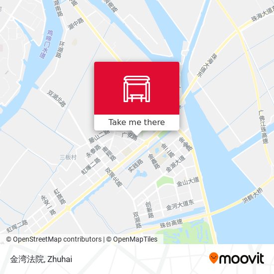 金湾法院 map