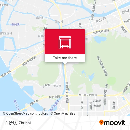 白沙坑 map