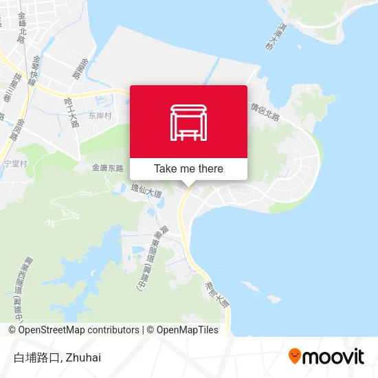 白埔路口 map