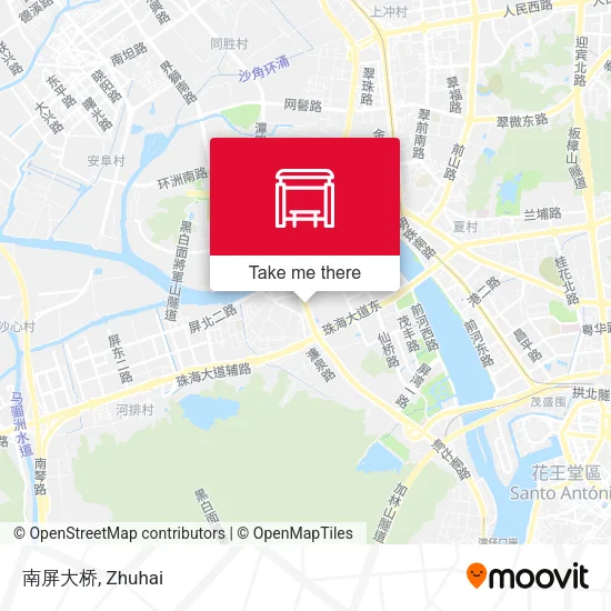 南屏大桥 map