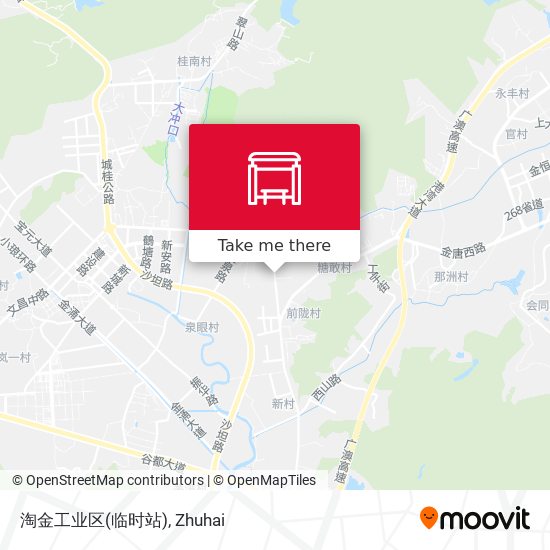 淘金工业区(临时站) map