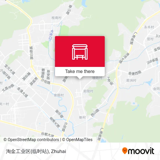淘金工业区(临时站) map