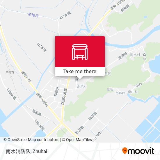 南水消防队 map