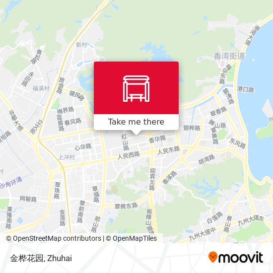 金桦花园 map