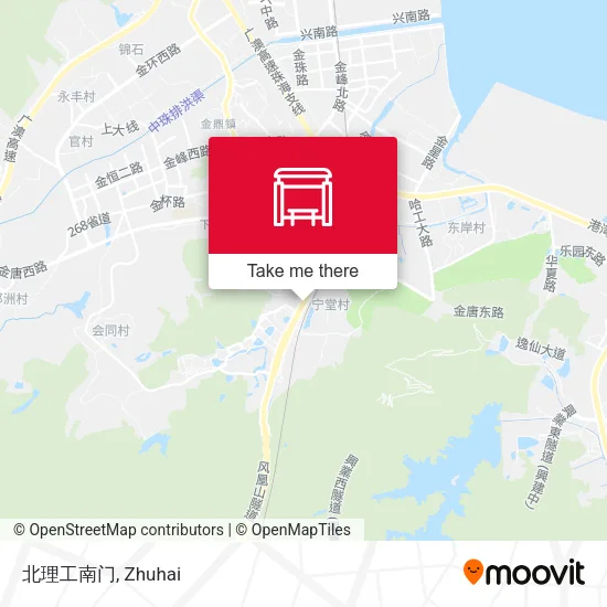 北理工南门 map