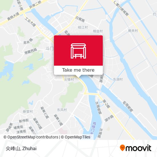 尖峰山 map