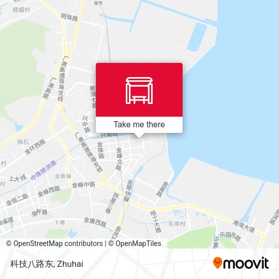 科技八路东 map