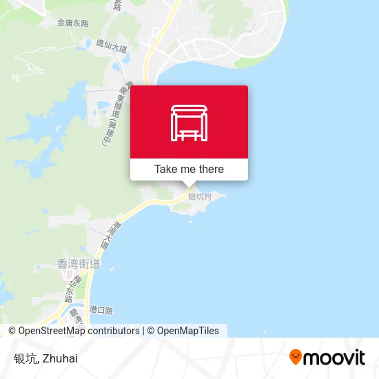 银坑 map